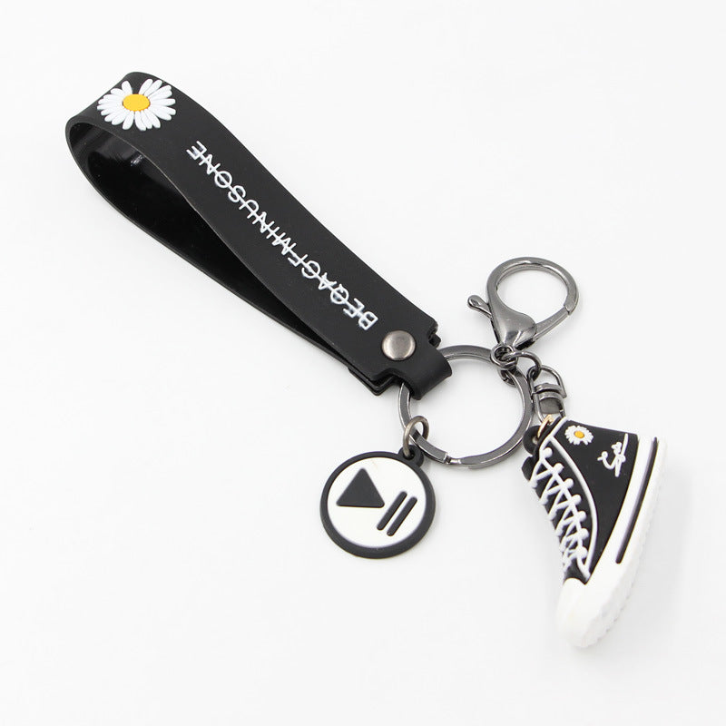 Canvas Shoes Keychain