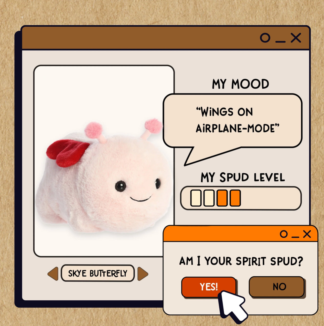 Spudster Skye Butterfly