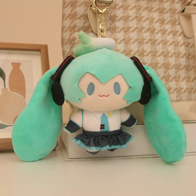 Miku plush keychain