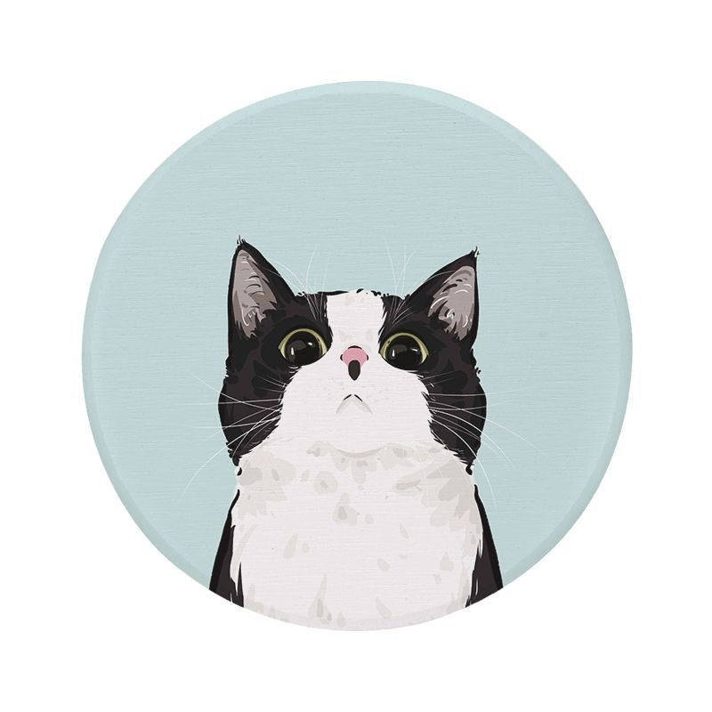 Diatomite Coasters ——Cute animal Cat Lover and Dog Lover Housewarming Gift Mug Accessory