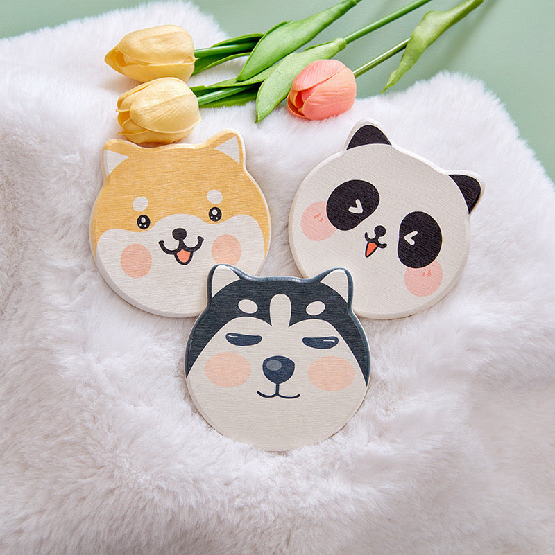 Diatomite Coasters ——Cute animal Cat Lover and Dog Lover Housewarming Gift Mug Accessory