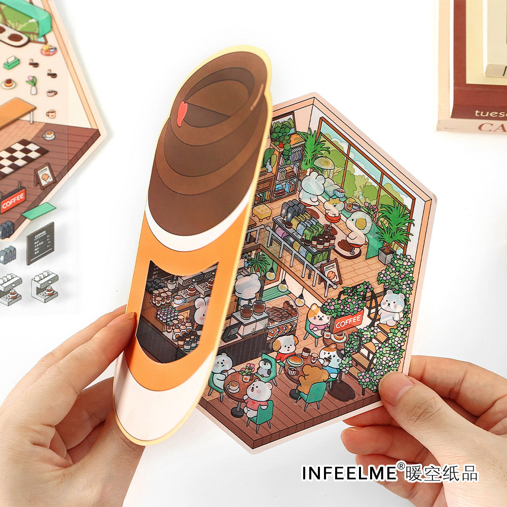 PET stickers DIY Cute Fun Children Easy New Gift stationery