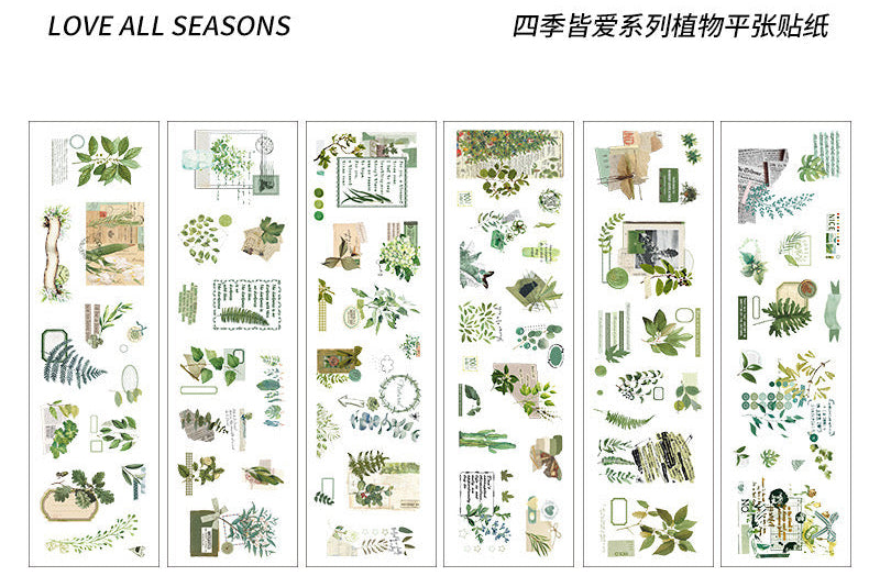 Flower Stickers Cute Journal Daily dairy School Decorations Stationeries