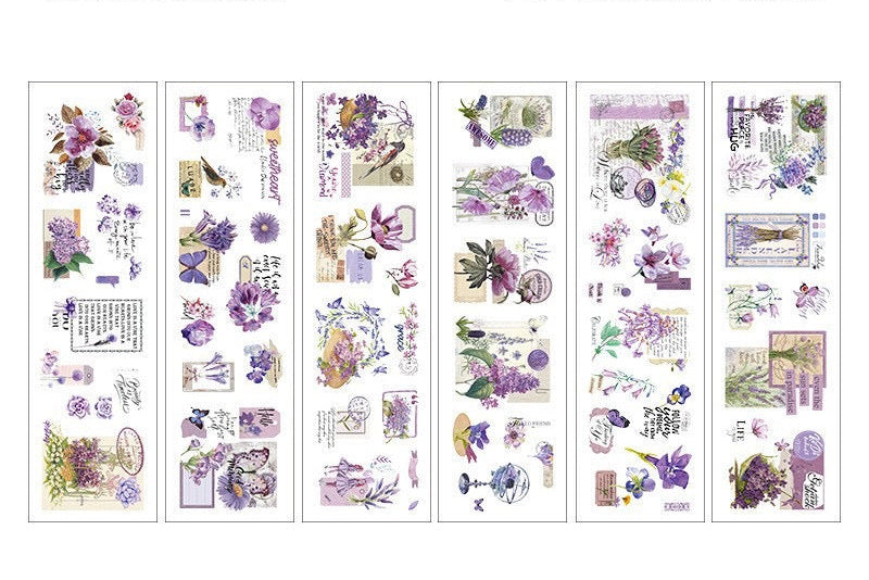 Flower Stickers Cute Journal Daily dairy School Decorations Stationeries