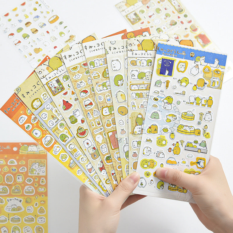 Sumikko Gurashi Stickers Cute Diary Journal Gift Stationery Decoration