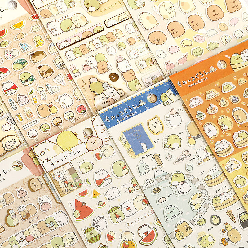 Sumikko Gurashi Stickers Cute Diary Journal Gift Stationery Decoration