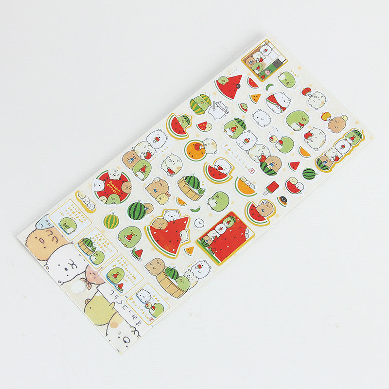 Sumikko Gurashi Stickers Cute Stationery Journal Diary Girls Boys