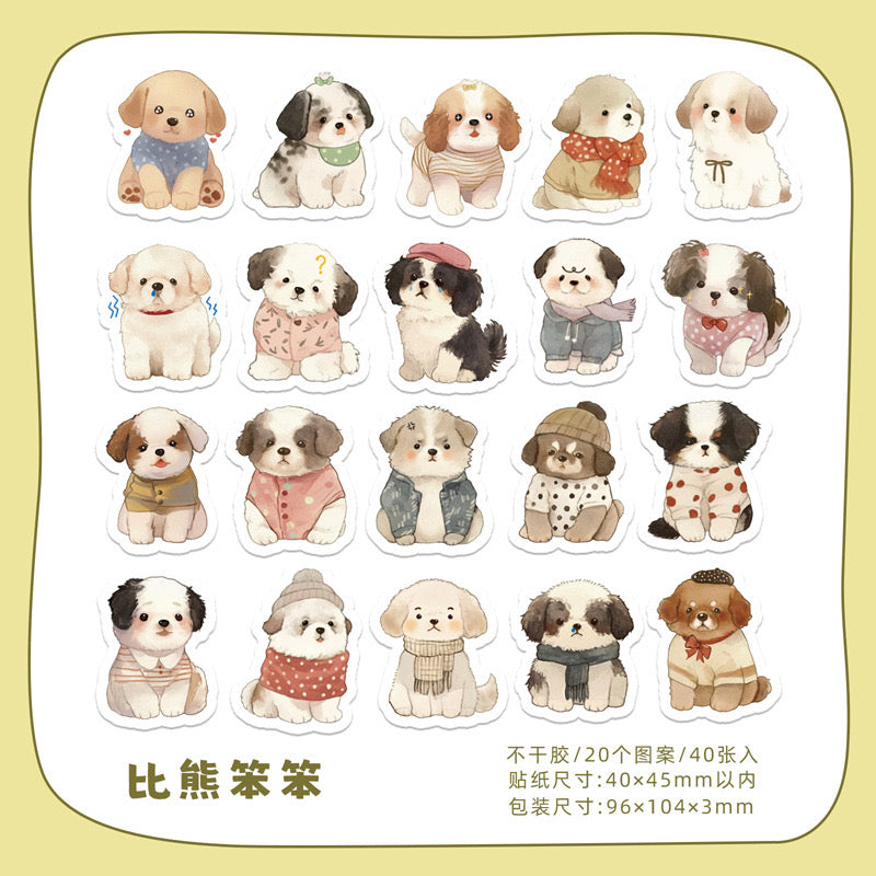 Cute Sticker Animal Dog Cat lover Otter Decoration Gift Journal Diary