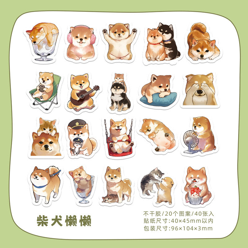 Cute Sticker Animal Dog Cat lover Otter Decoration Gift Journal Diary