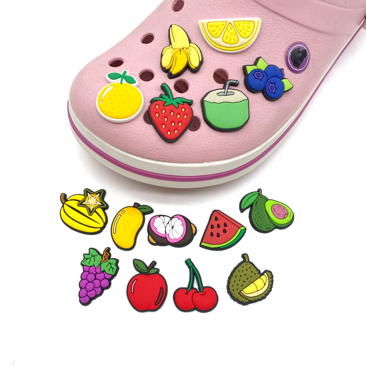 Croc Charms – Fun & Customizable Shoe Jibbitz Cute Fruit