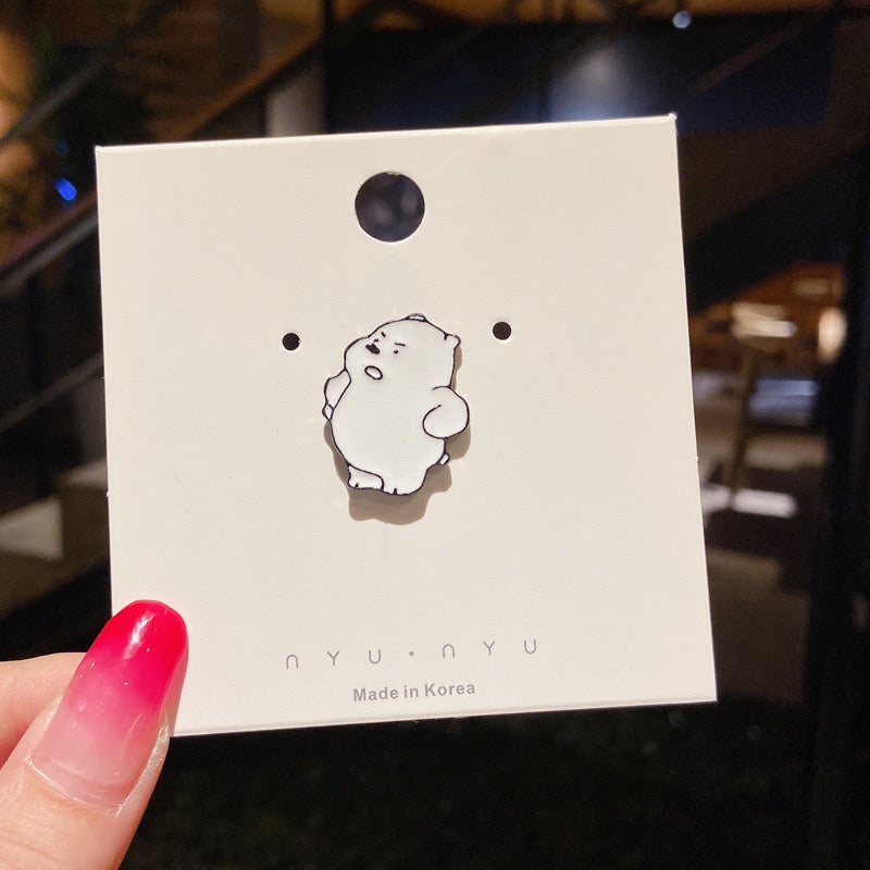 Metal Pins Webearbear Decoration for Bag Gift