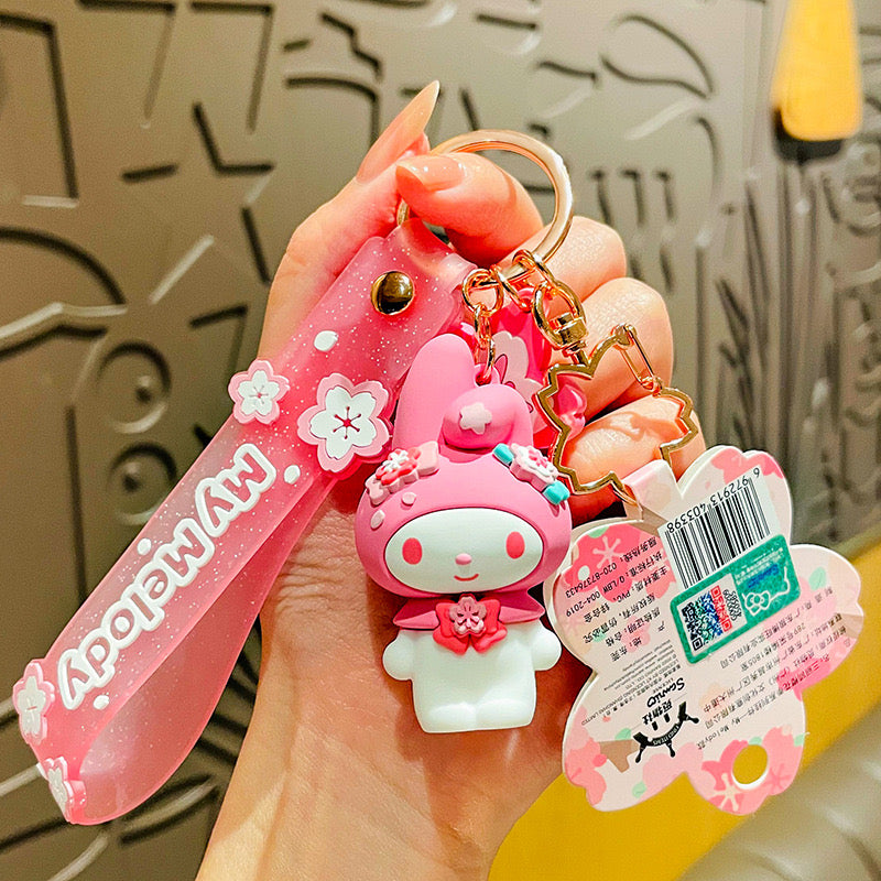Sanrio Character Keychain Cute Gift Decoration Popular