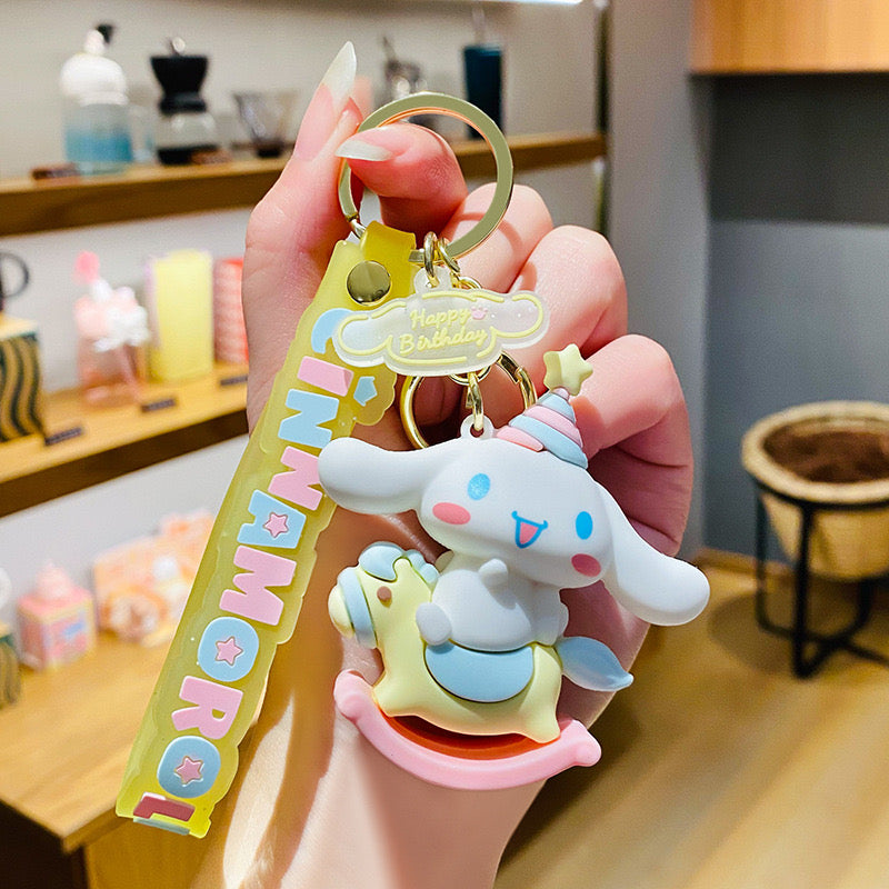 Sanrio Character Keychain Cute Gift Decoration Popular