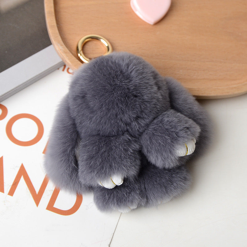 Furry Soft Rabbit Keychain Cute Decorate Gift For Bag