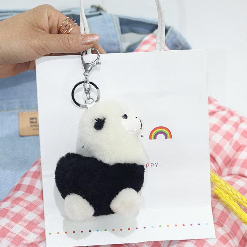Alpaca Plush Keychain Cute Animal Decoration For Bag