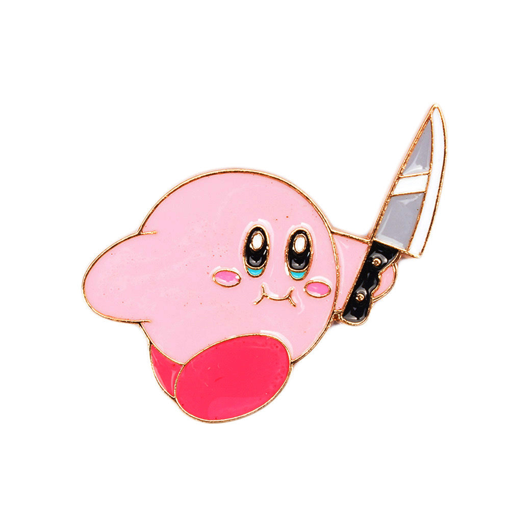 Metal Kirby Pins Cute Gift Decoration for the Bags Popular
