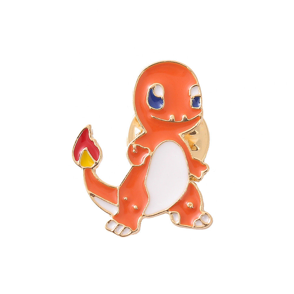 Metal Pokémon PIns Cute Anime Gift Decoration for Bags