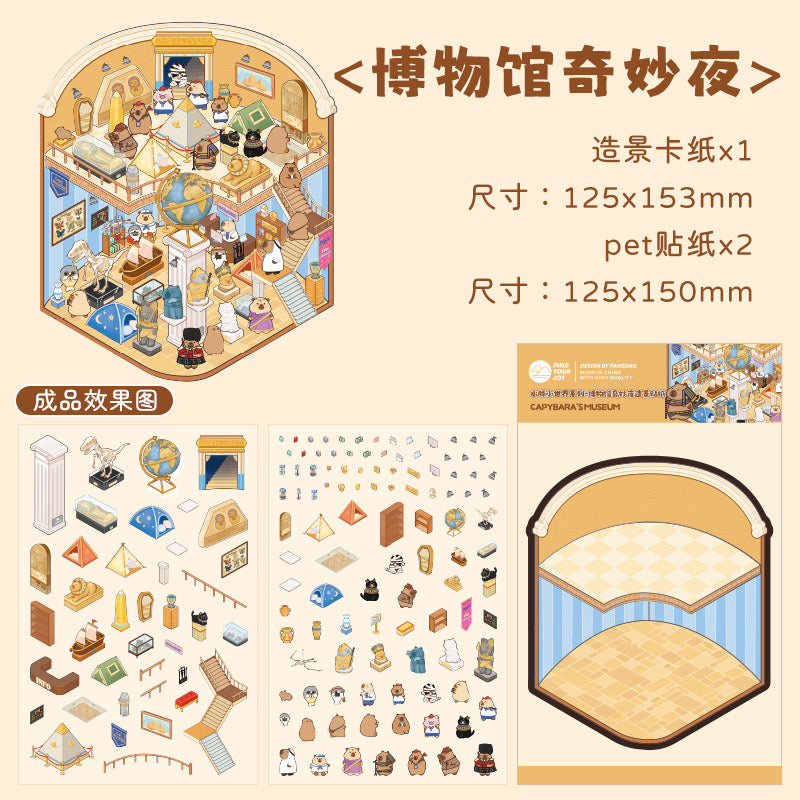 Decorate Sense Stickers Capybara Cute Gift New Arrivals