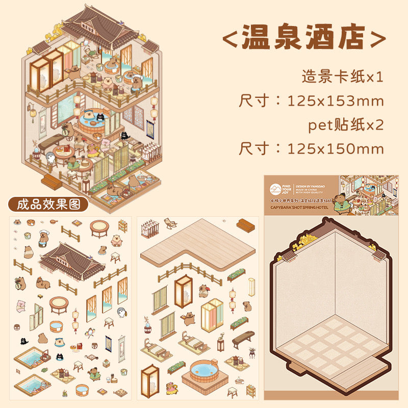 Decorate Sense Stickers Capybara Cute Gift New Arrivals