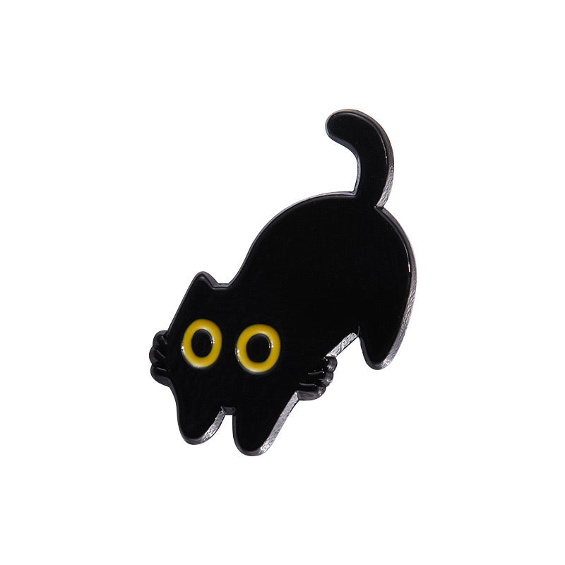 Cat Lover Pins Black Cat Gifts for you Popular Decoration