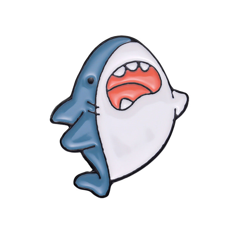 Shark Whale Sea Animal Fish Pins Gift for Boys and Girls