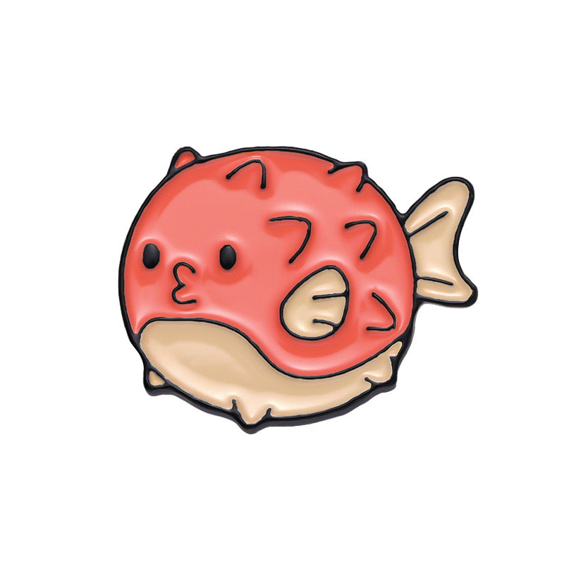 Shark Whale Sea Animal Fish Pins Gift for Boys and Girls