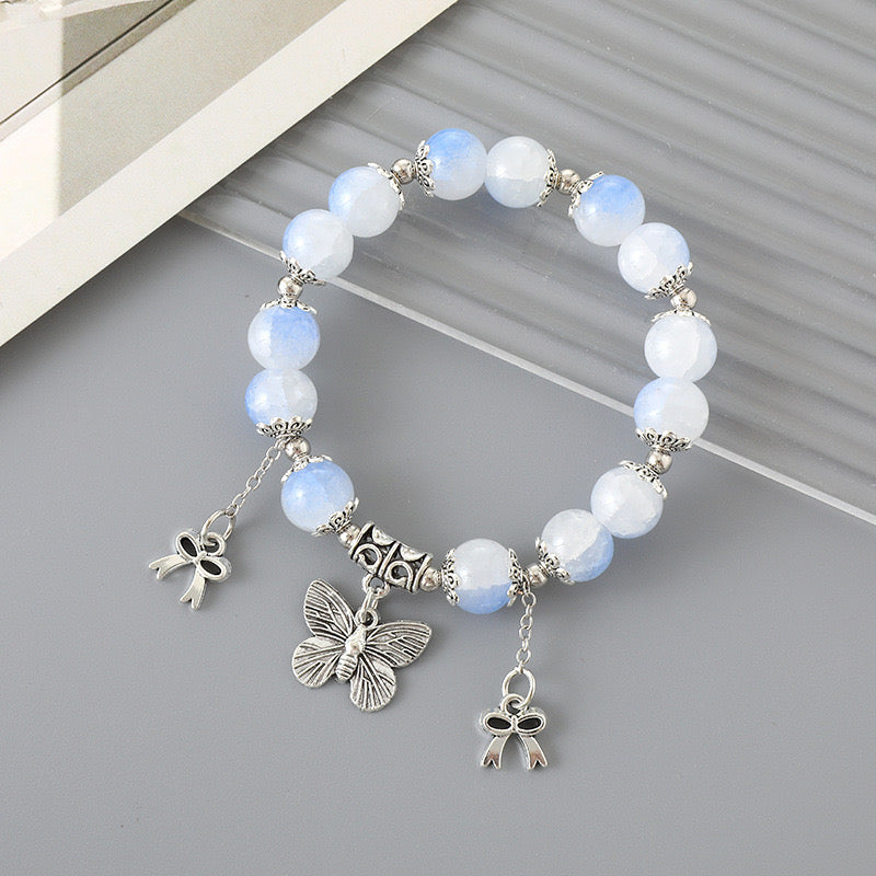 Crystal Charm Bracelet – Natural Energy & Elegance
