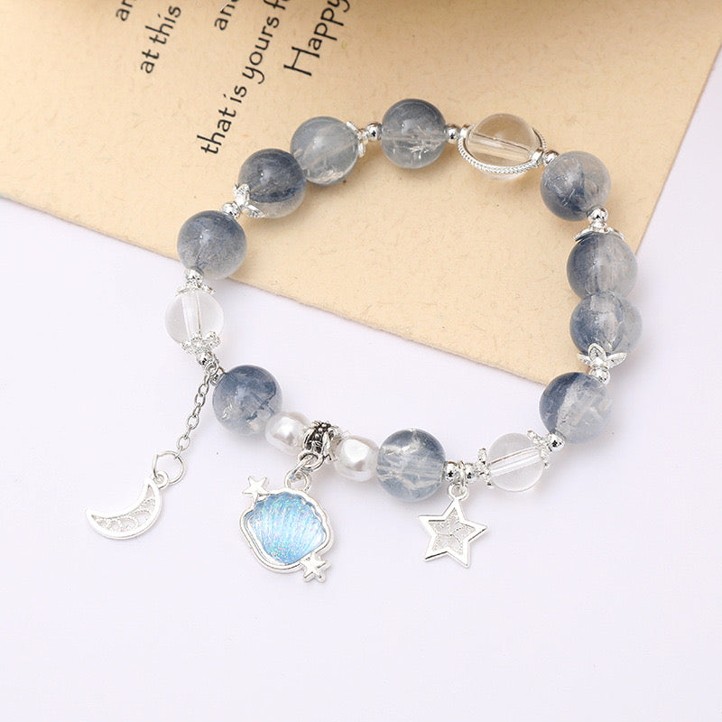 Crystal Charm Bracelet – Natural Energy & Elegance