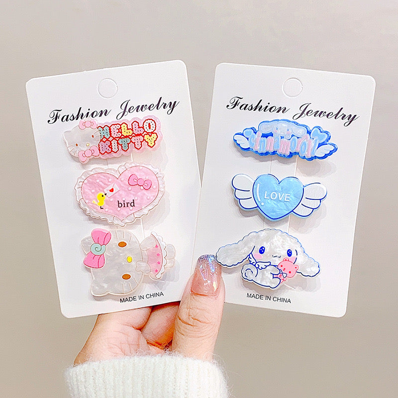 Hair Clips Sanrio Characters Cute Popular Gift for Hair