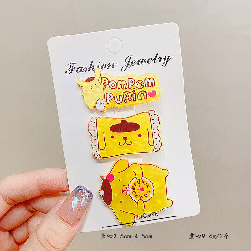 Hair Clips Sanrio Characters Cute Popular Gift for Hair