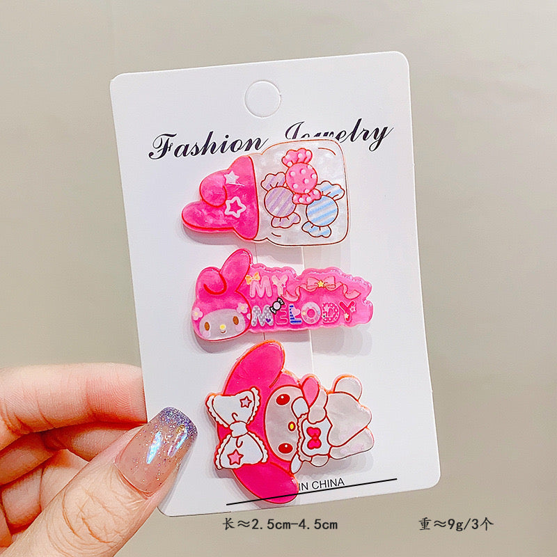 Hair Clips Sanrio Characters Cute Popular Gift for Hair