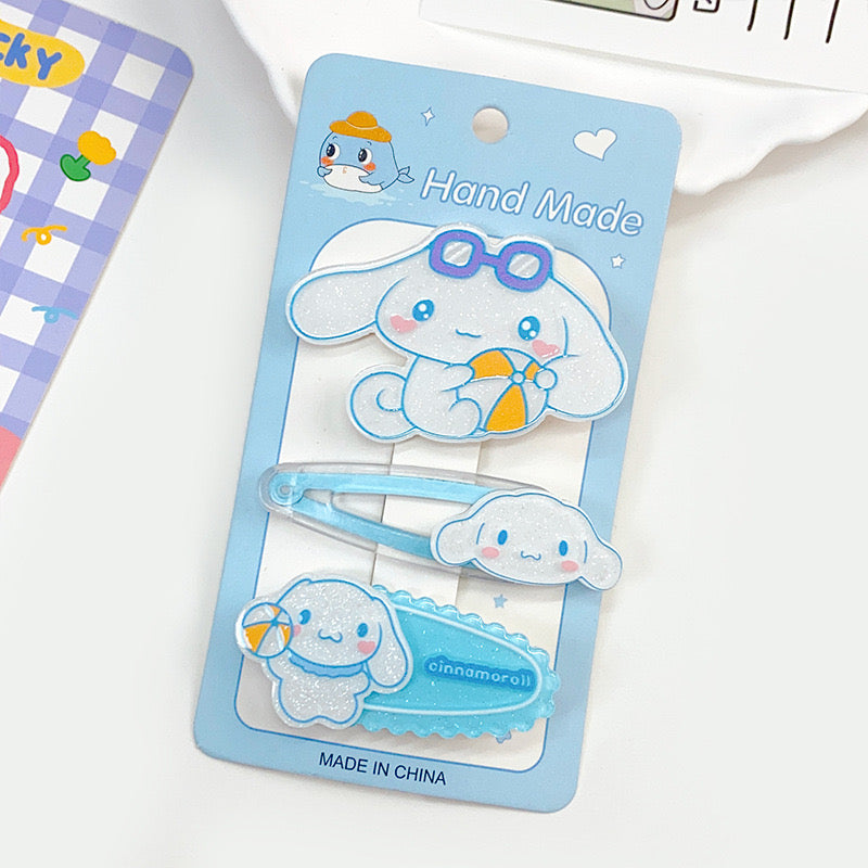 Hair Clips Sanrio Character and Cute Gifts Decoration for Hair