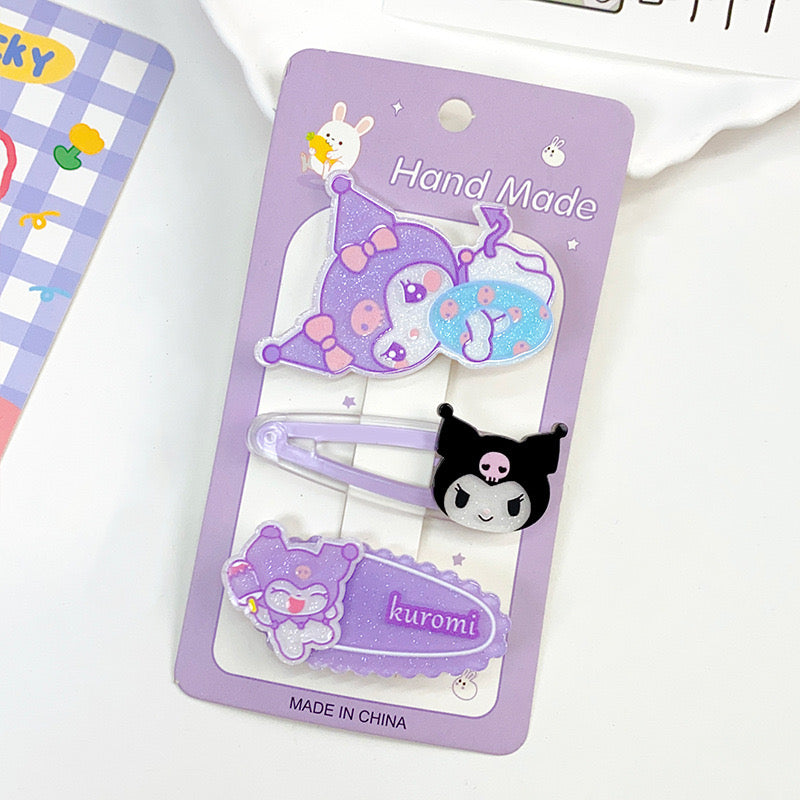Hair Clips Sanrio Character and Cute Gifts Decoration for Hair