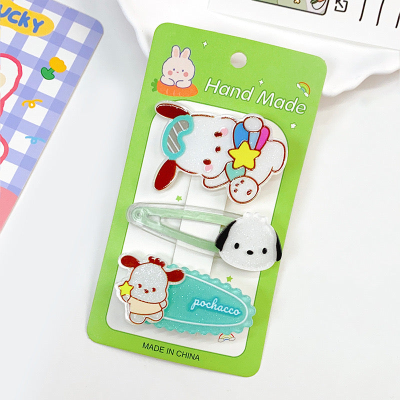 Hair Clips Sanrio Character and Cute Gifts Decoration for Hair