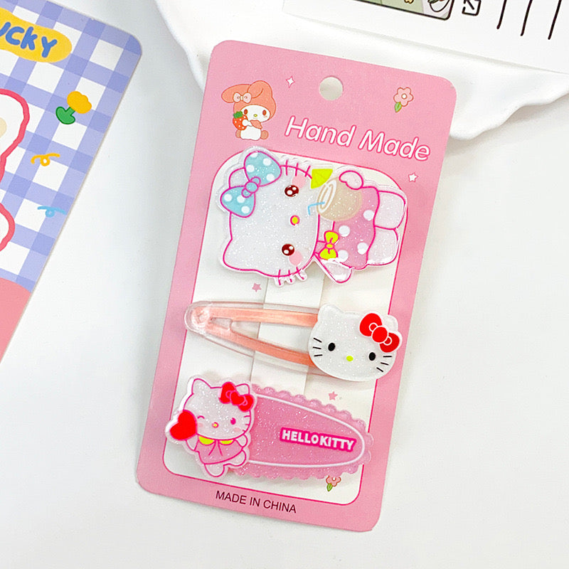 Hair Clips Sanrio Character and Cute Gifts Decoration for Hair