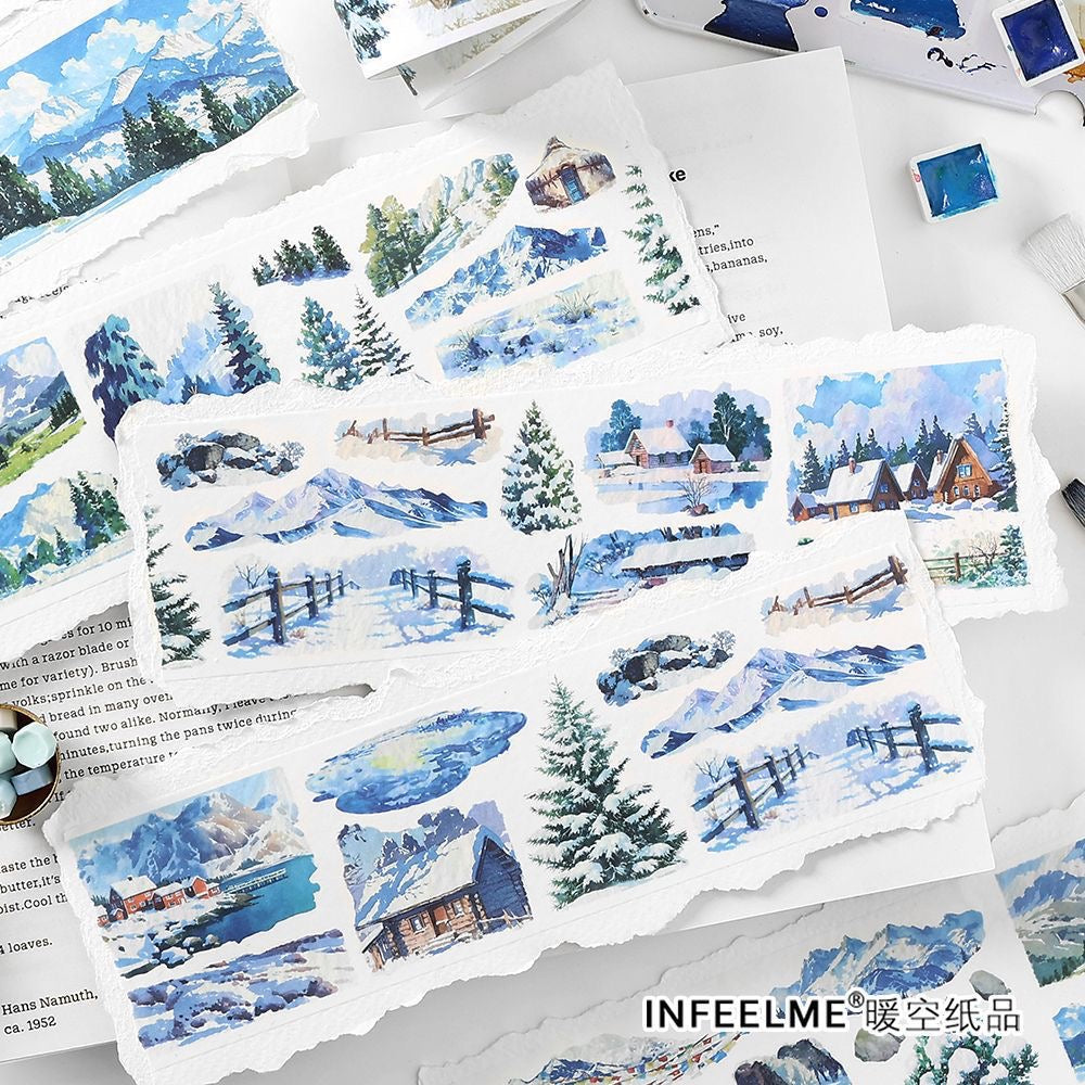 Pretty Tape Blue Mountain Gift for Dairy and Journal