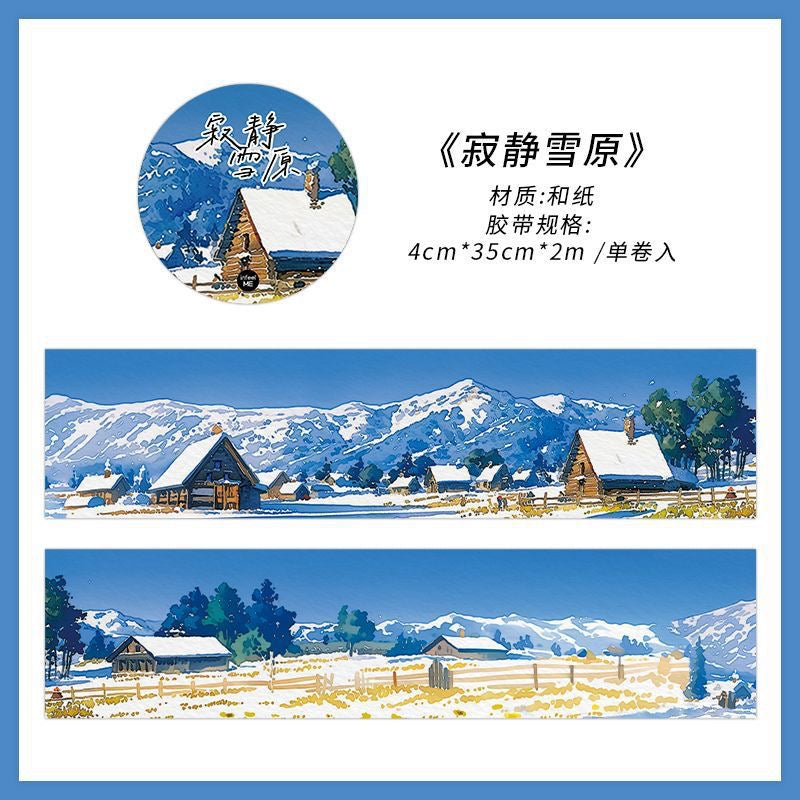 Pretty Tape Blue Mountain Gift for Dairy and Journal