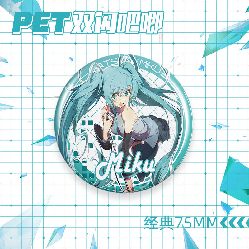 Miku Pins Anime Lovers Miku Fans Gifts Decoration for Bag