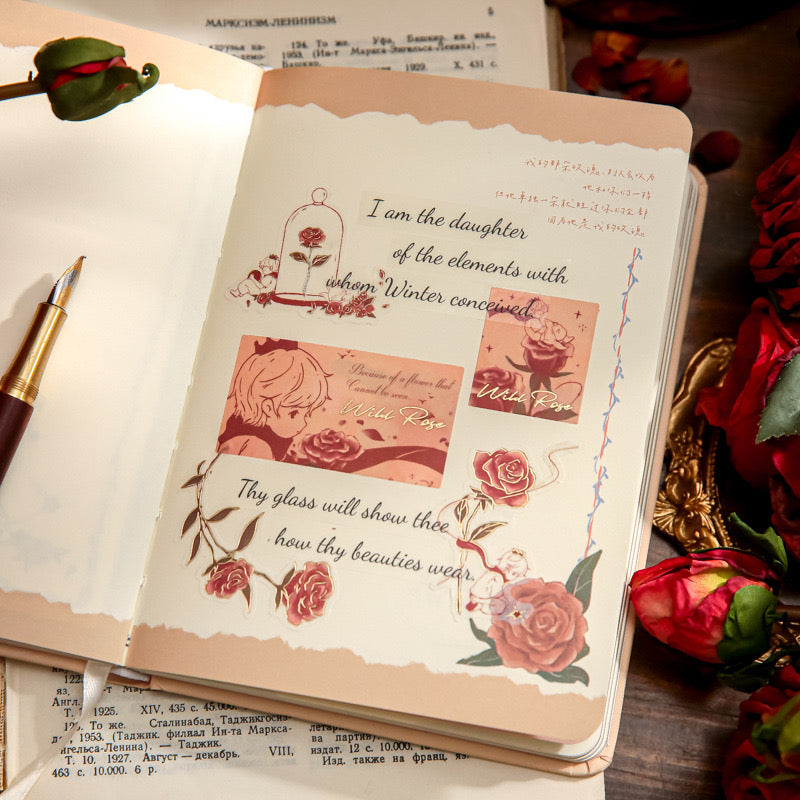 Rose Star Wishing Series Little Prince Notebooks Stationary