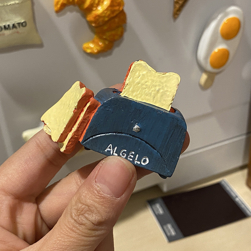 Fridge Magnet Bread Maker Cute Gift House Warming Decoration