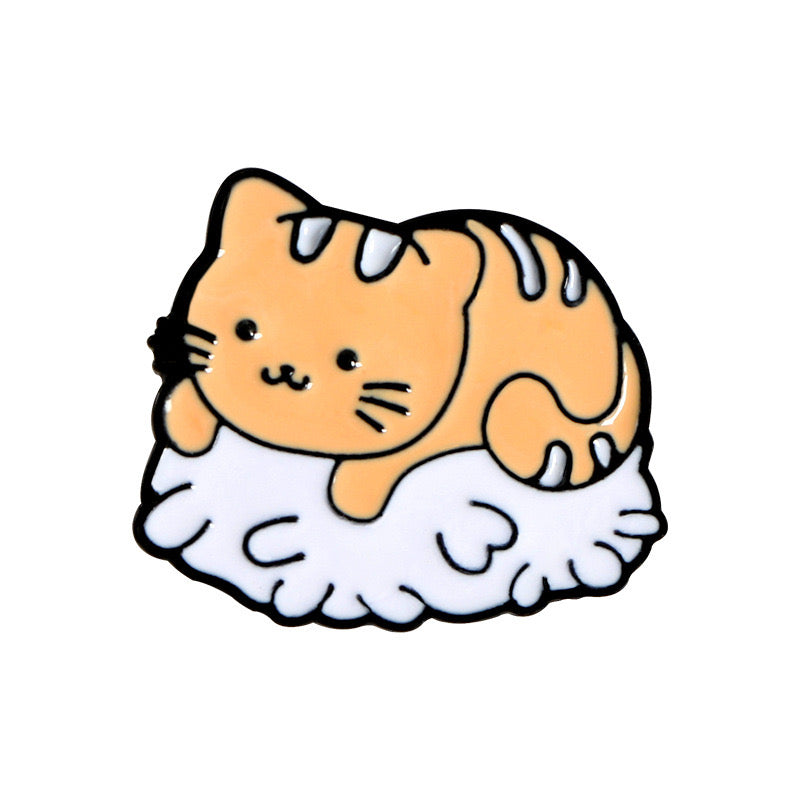 Sushi Cat Pins Cat Lovers Good Gift for Decoration