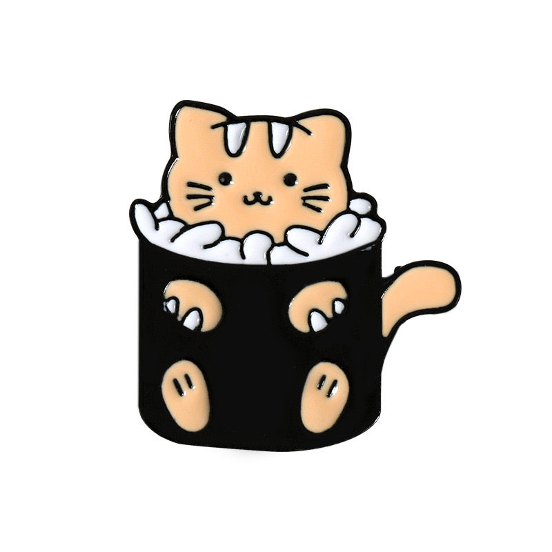 Sushi Cat Pins Cat Lovers Good Gift for Decoration