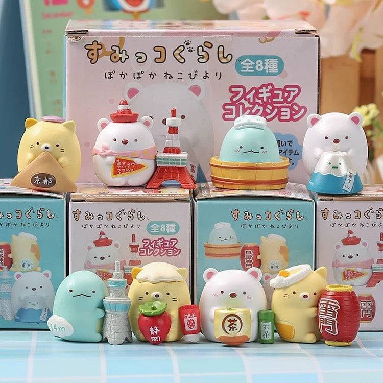 Sumikko Gurashi Travel Tokyo Blind Box Cute Gift Desktop Figure Popular Collection