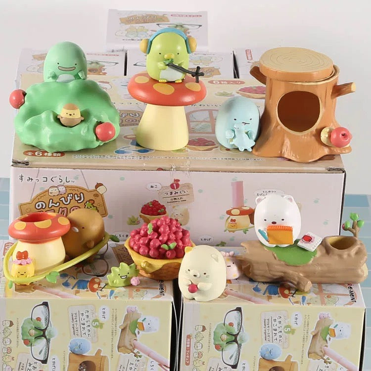 SumikkoGurashi DeskTop Accessory Case Blind Box Cute Figure Gift