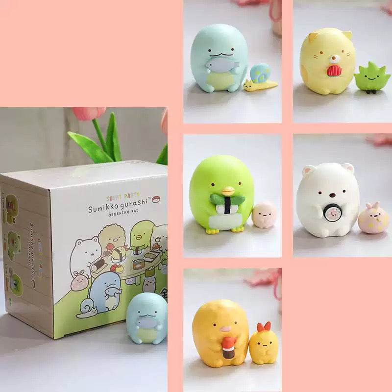 Sumikko Gurashi Sushi Party Blind Box Cute Figure Gift