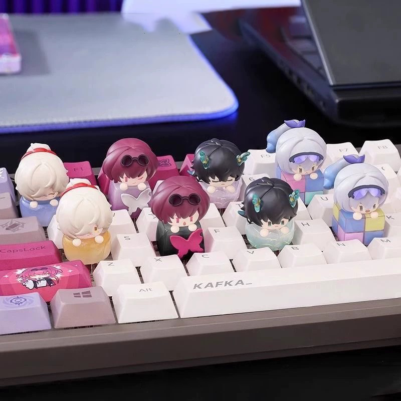 Honkai:Star Rai, Mini Keycap Blind Box Keyboard Decoration Cute Fun Game Lover