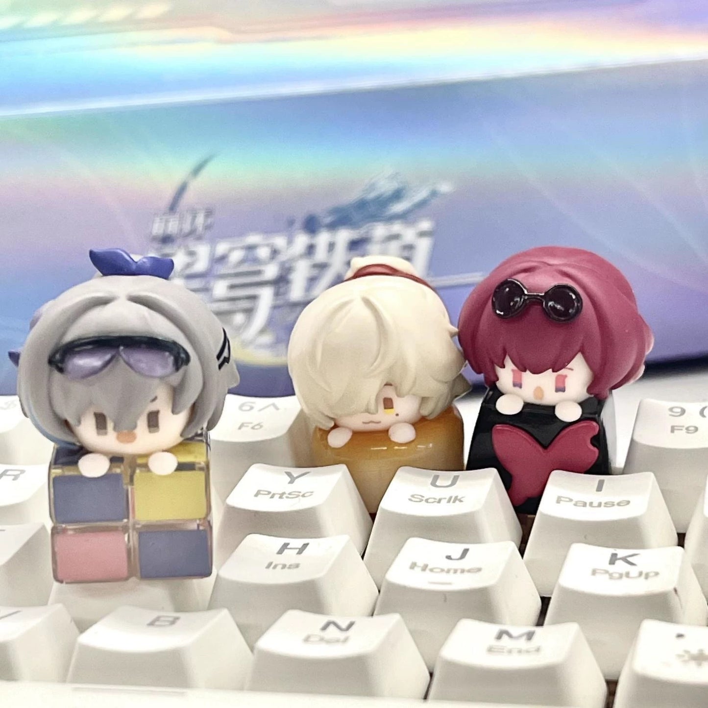 Honkai:Star Rai, Mini Keycap Blind Box Keyboard Decoration Cute Fun Game Lover