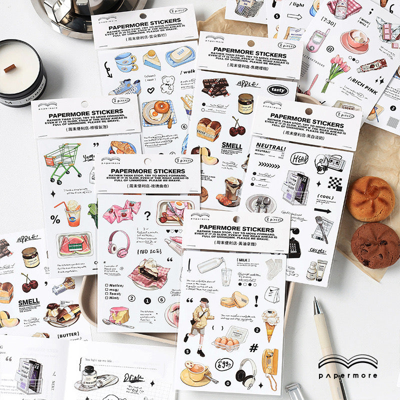 Diary Sticker Daily Life Decoration Gift Journal Diary Stationery