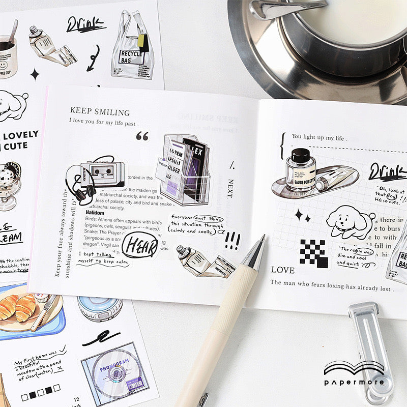 Diary Sticker Daily Life Decoration Gift Journal Diary