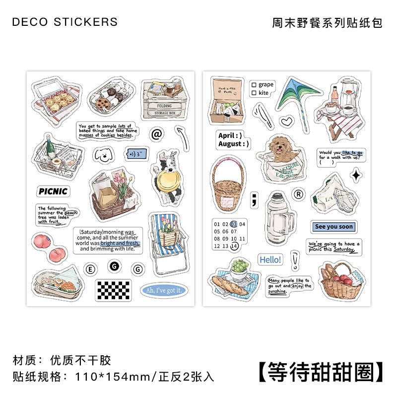 Diary Sticker Daily Life Decoration Gift Journal Diary